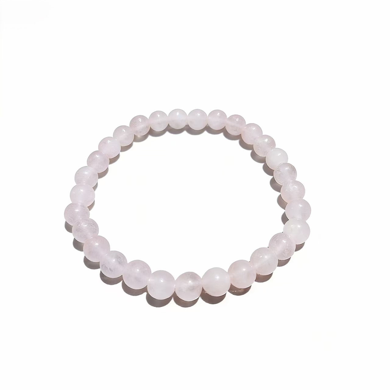 6mm Rose Quartz Bracelet Energy Statement Bracelet Charm  Charm Beaded Couples Bracelets