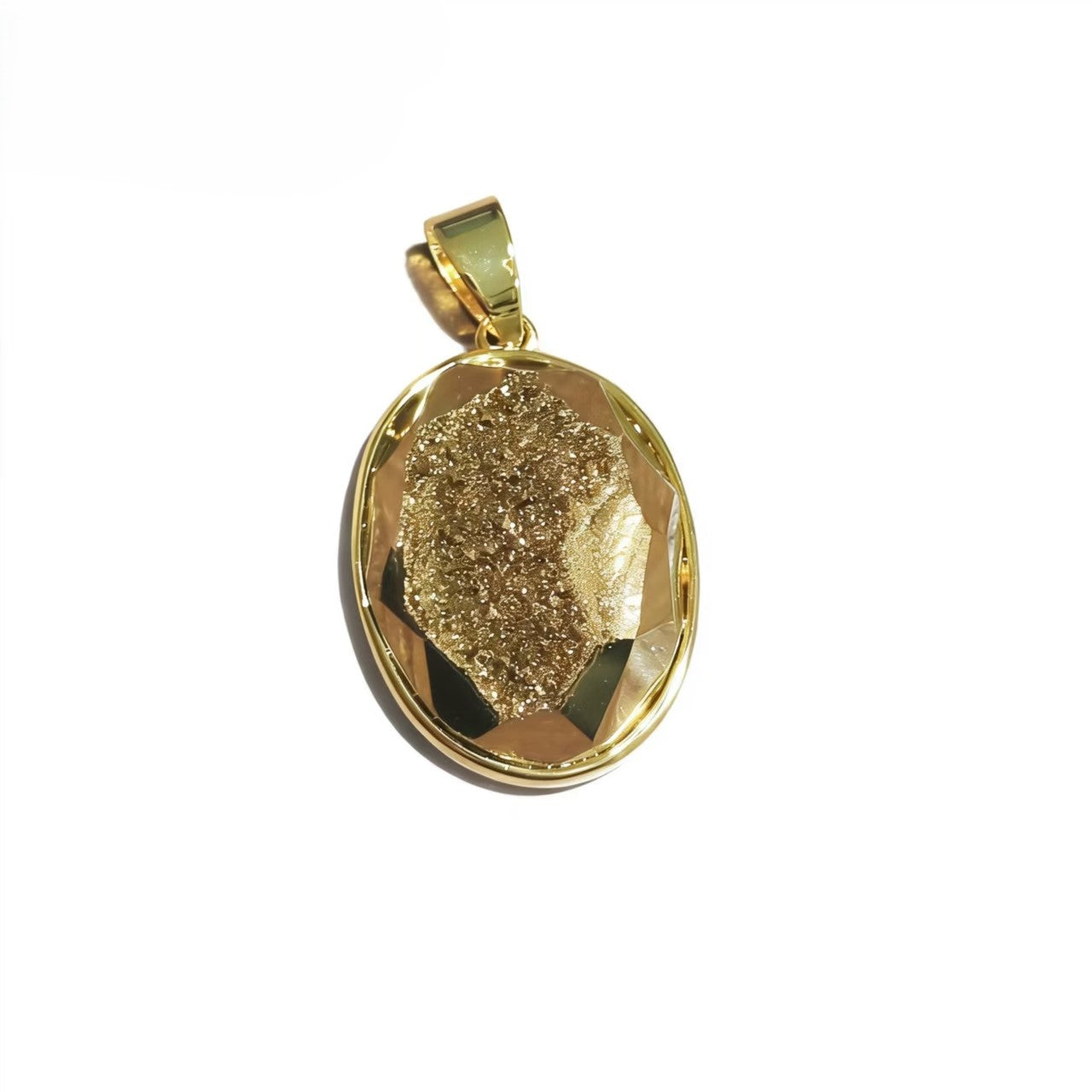 Healing Crystal Oval Pendants, Multi-Stone Gemstone Charms for Necklaces & Bracelets