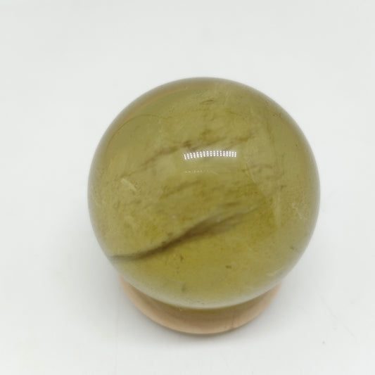 133.3g natural citrine sphere ornaments healing