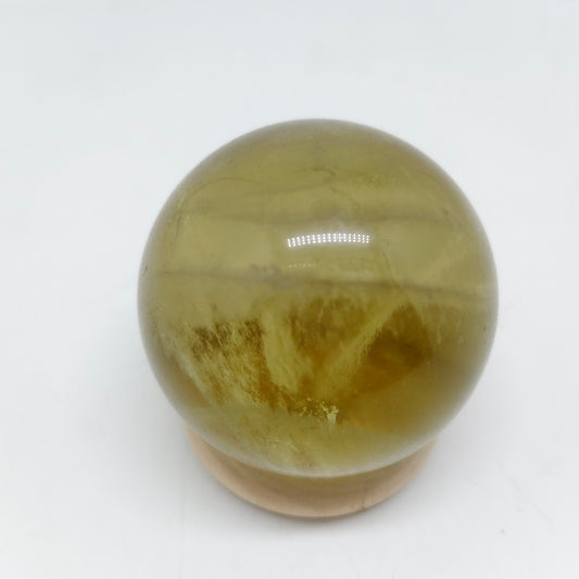 133.3g natural citrine sphere ornaments healing