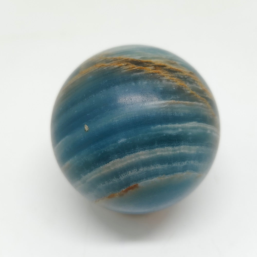 265g natural blue onyx sphere ornaments healing