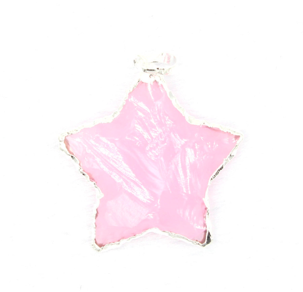 Mozambique powder crystal pendant