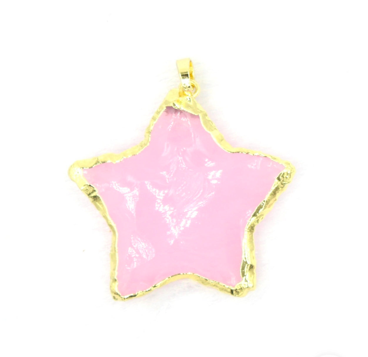 Mozambique powder crystal pendant
