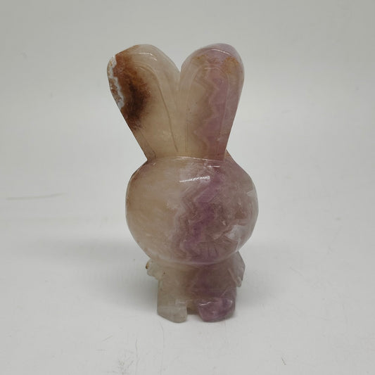 238.4g natural amethyst rabbit carving ornaments healing