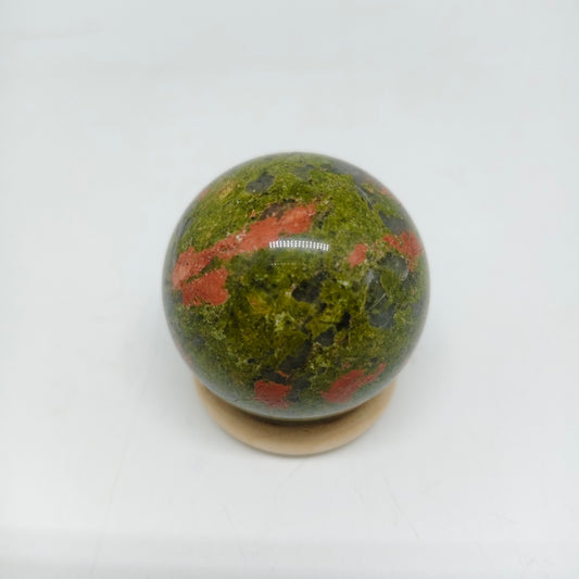 141g natural unakite sphere ornaments healing