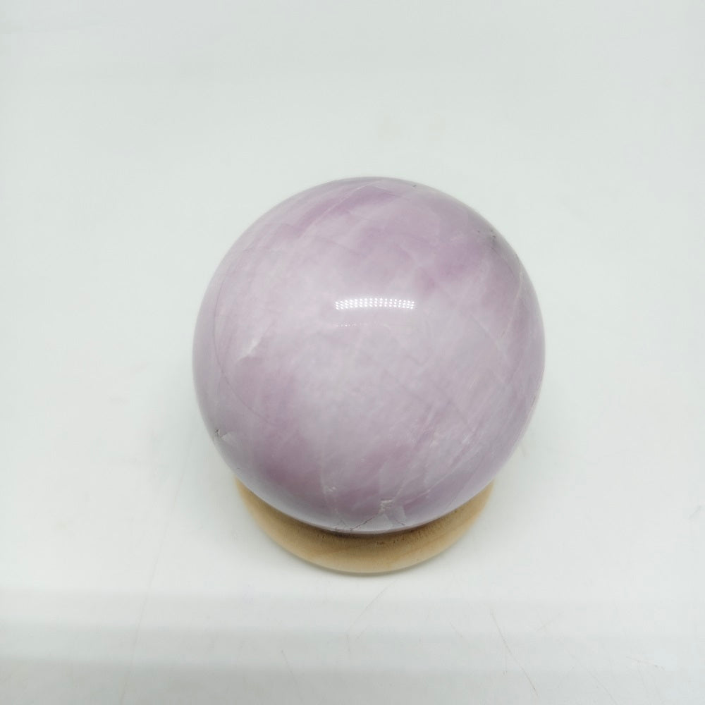 146.8g natural kunzite sphere ornaments healing