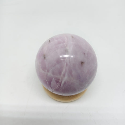 146.8g natural kunzite sphere ornaments healing
