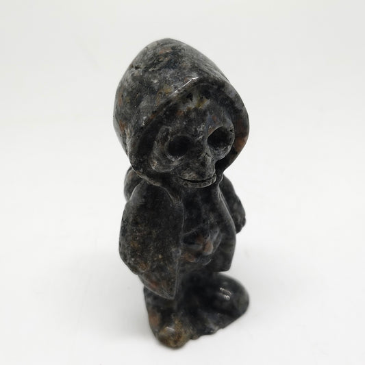 105.3g natural yooperlite skull Jack carving ornaments healing