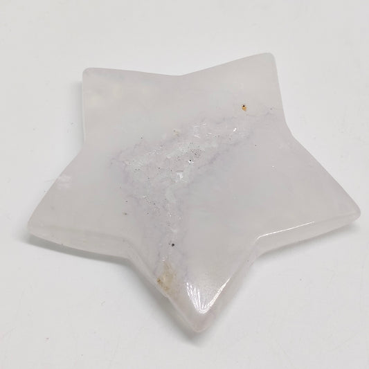 agate star carving ornaments healing 112.7g