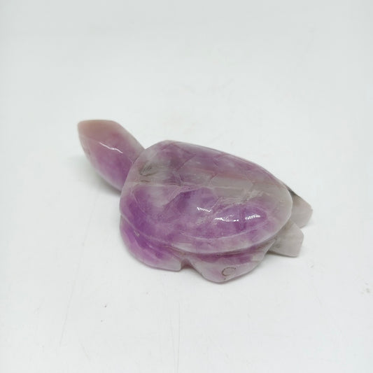 natural kunzite turtle carving ornaments healing 109.9g