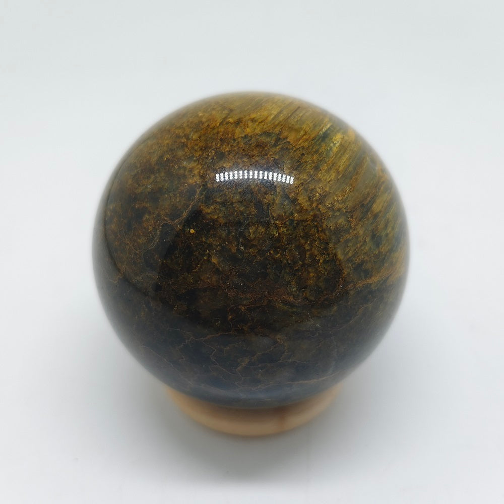 natural mossagate sphere ornaments healing 277g