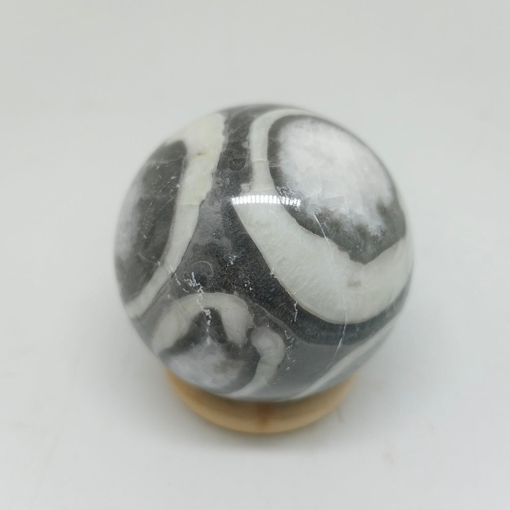natural shell jasper sphere ornaments healing 203g