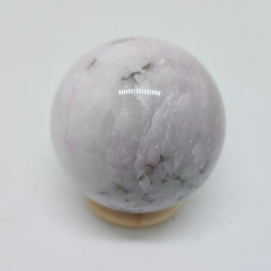 natural kunzite sphere ornaments healing 307g