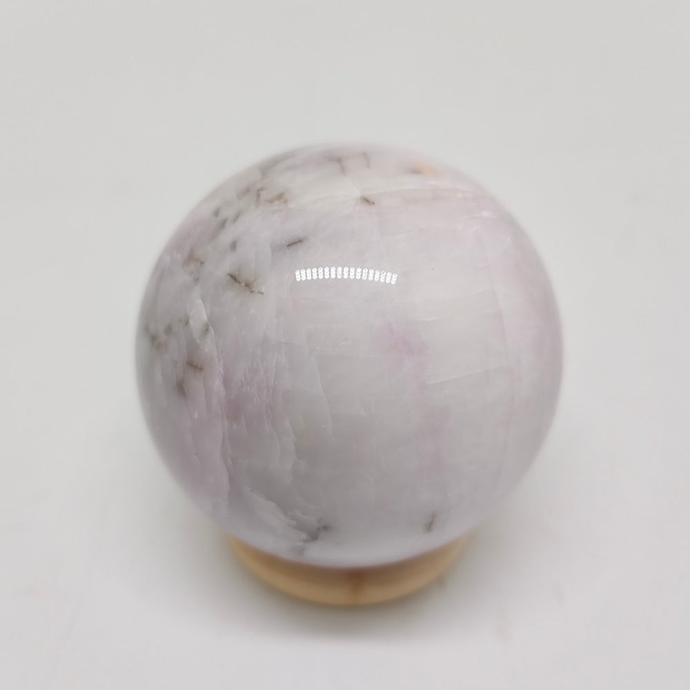 natural kunzite sphere ornaments healing 307g