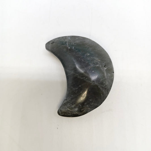 labradorite moon carving ornaments healing 36.4g