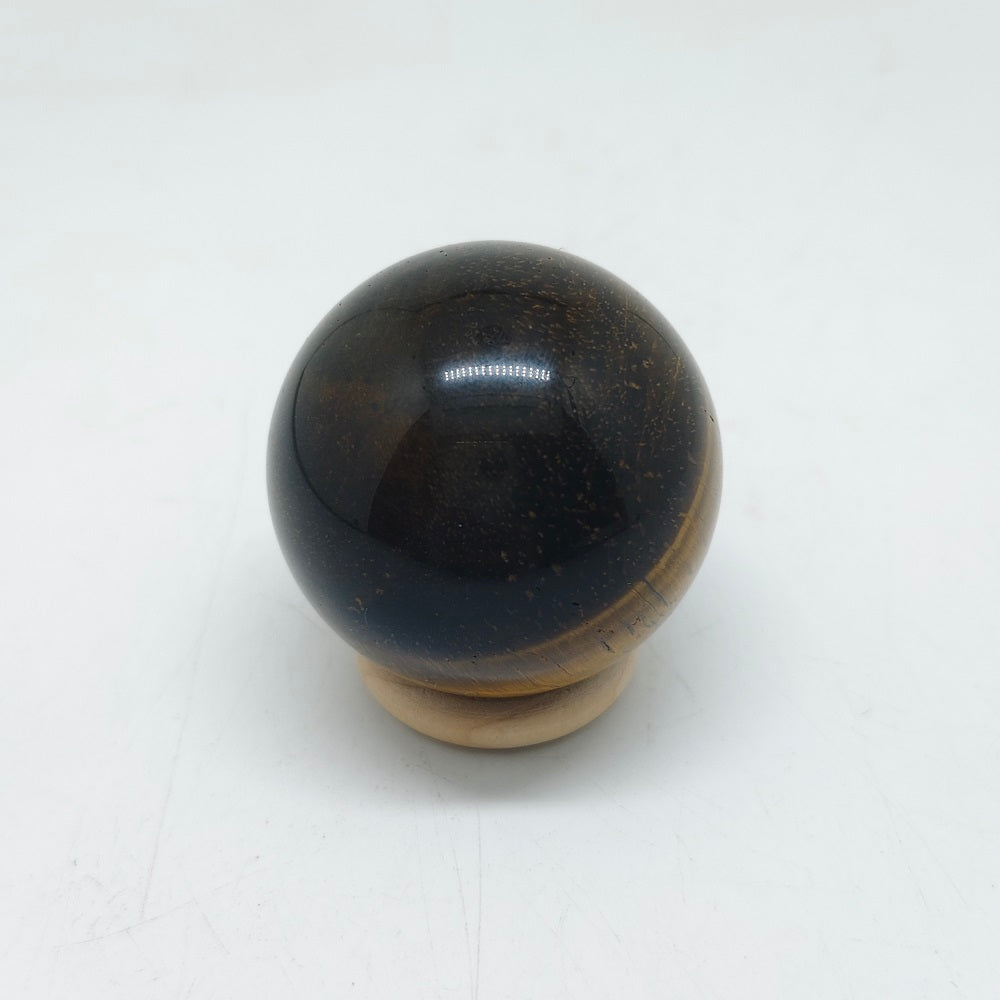tiger eye sphere carving ornaments healing 105g