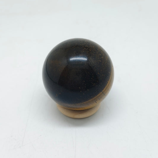 tiger eye sphere carving ornaments healing 105g