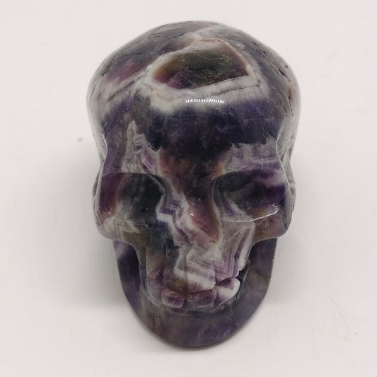 amethyst skull carving ornaments healing 102.5g