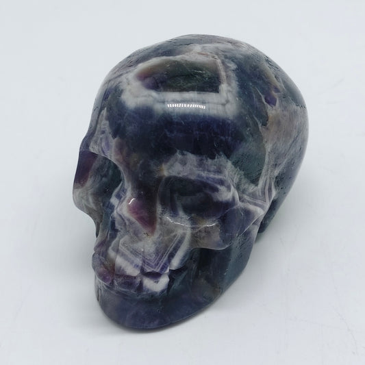 amethyst skull carving ornaments healing 102.5g