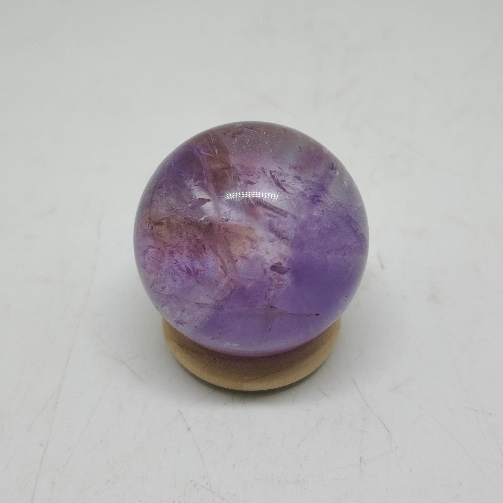 amethyst sphere ornaments healing 60.5g