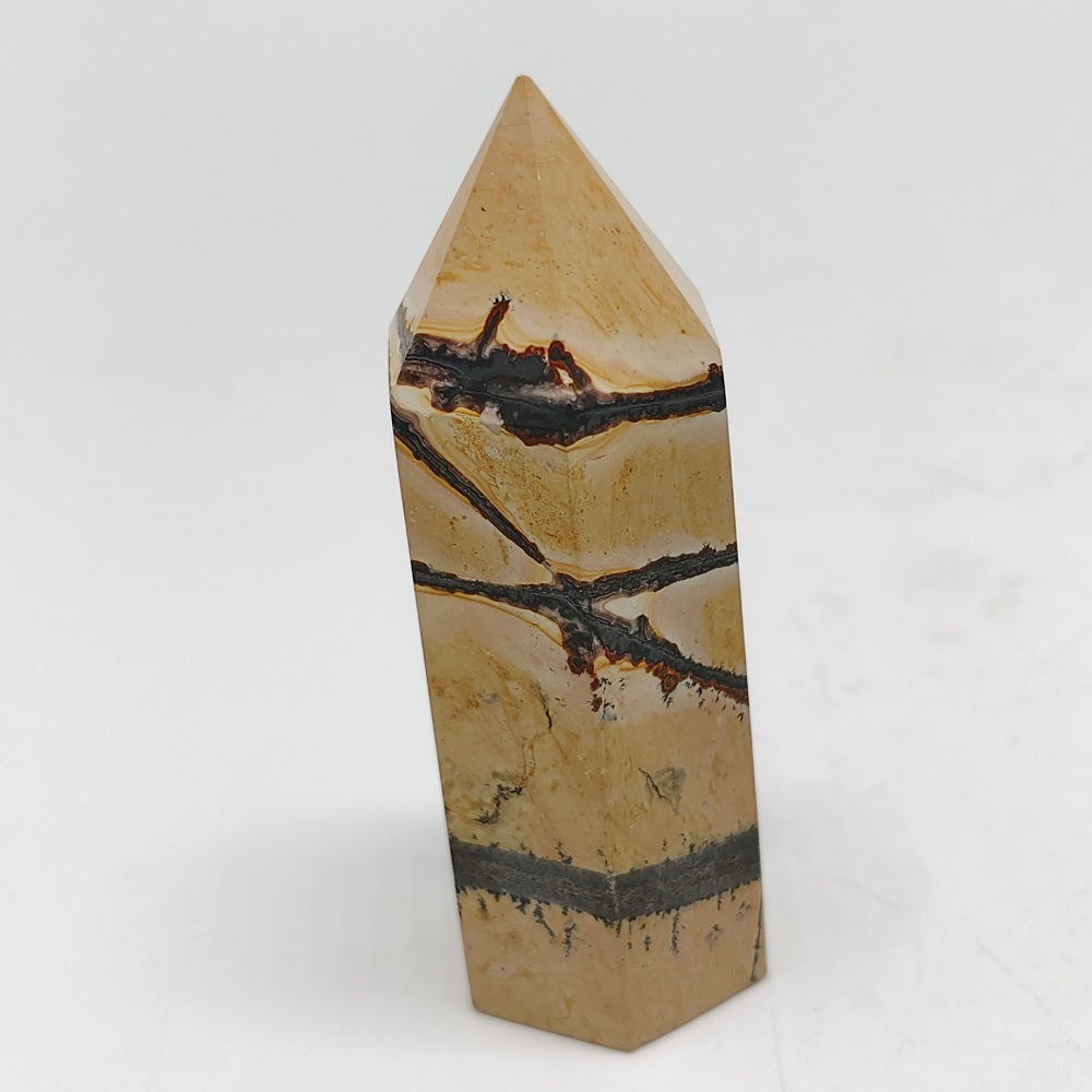 picture jasper tower carving ornaments healing 99g