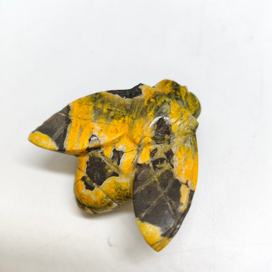 bumble bee jasper bee carving ornaments healing 47.5g
