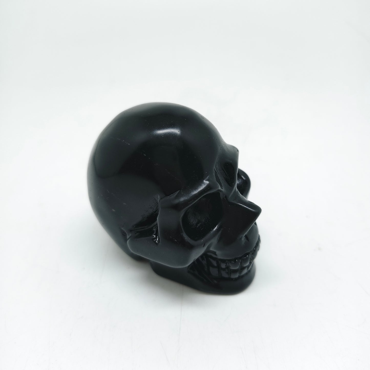 rainbow obsidian skull carving ornaments healing 190g