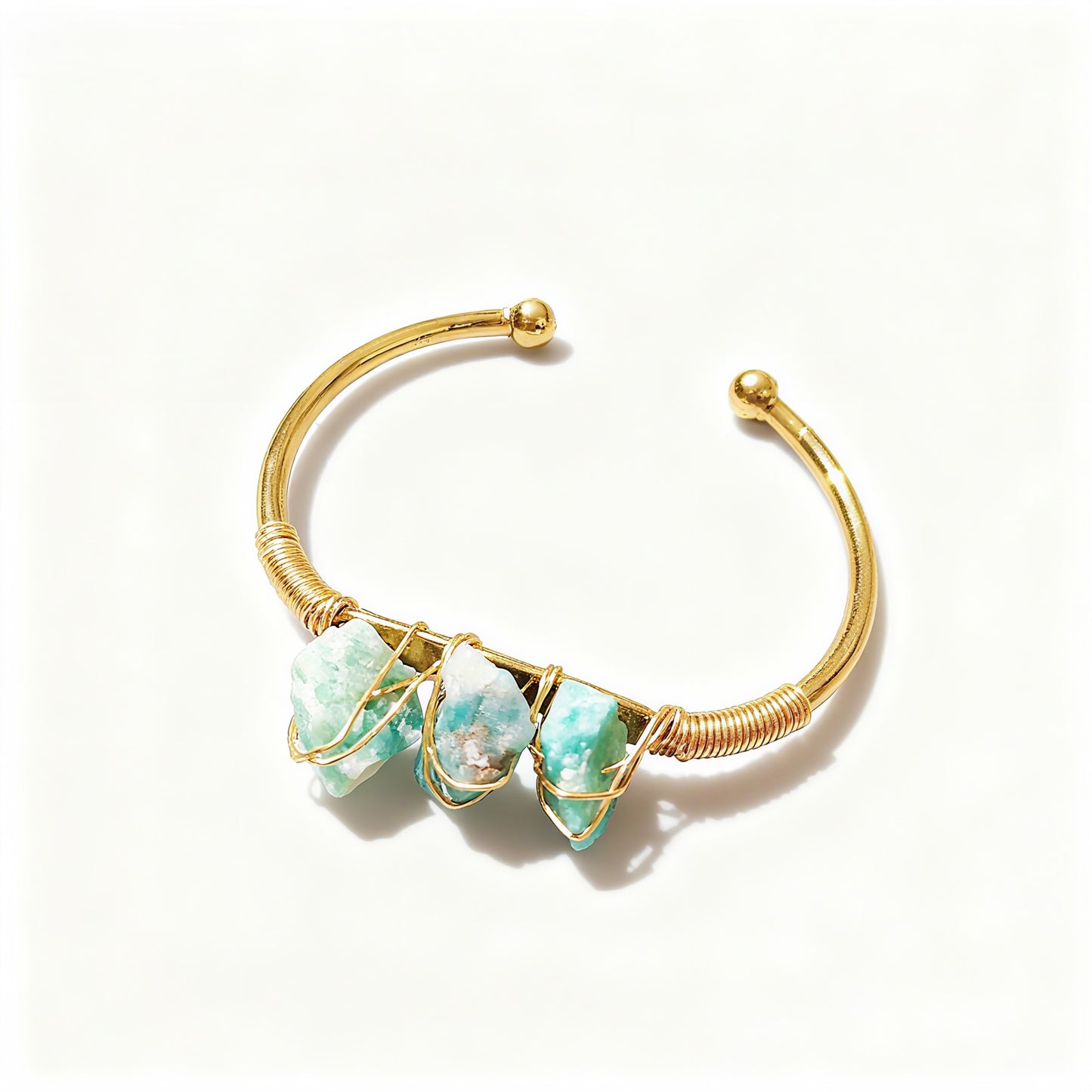 Natural Crystal Beads Bangle Elegant Design Perfect for Women Meditation Romantic Gift